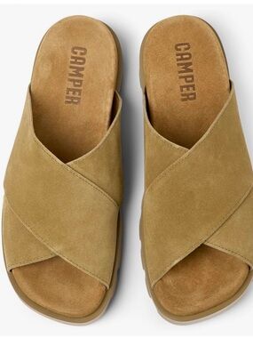 Camper Brutus cross strap sandal size 8